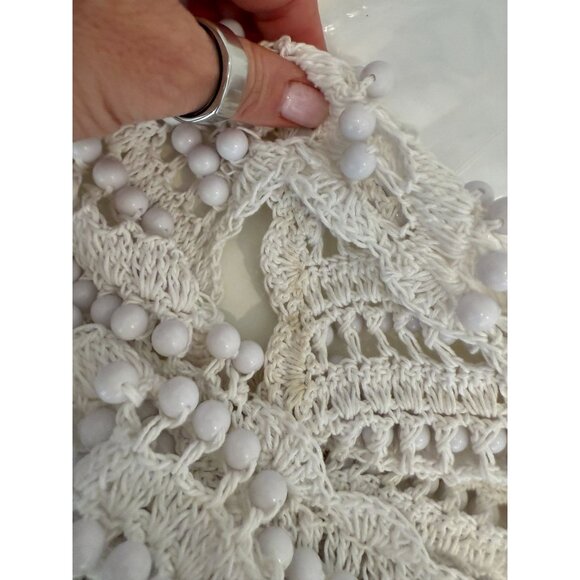 NEW CeliaB x REVOLVE White Baffin Crochet Crop Top NWT - Size M - Picture 9 of 11